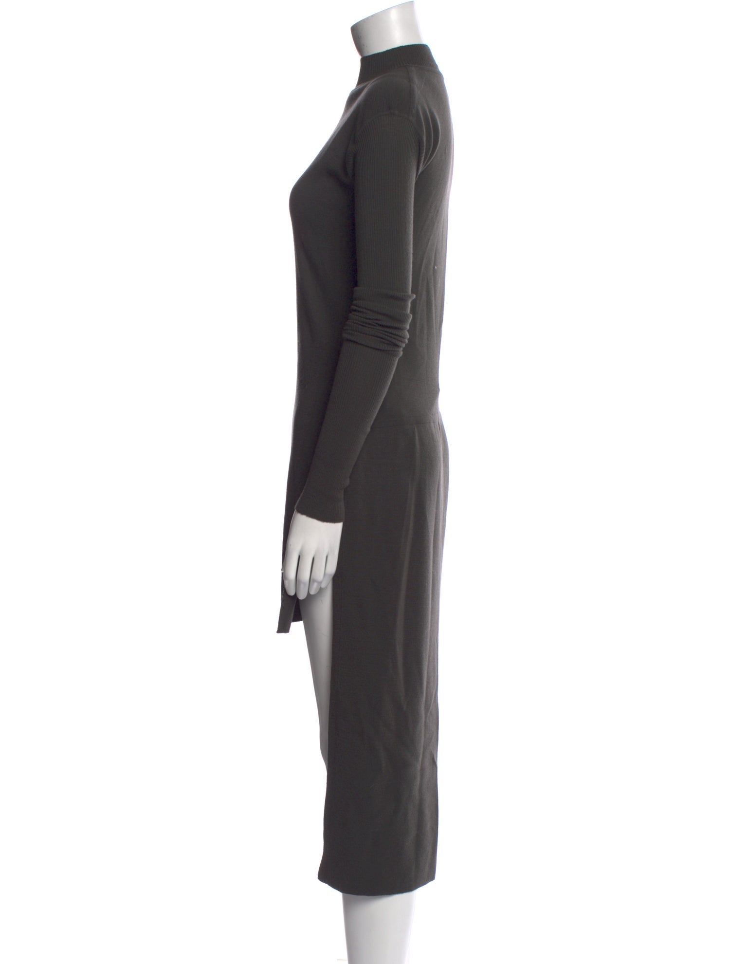 Rick Owens Wool Long Dress