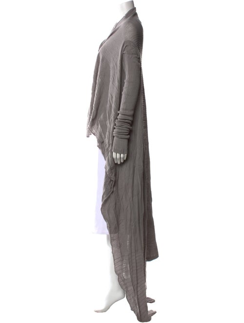 Rick Owens Merino Wool Open Front Sweater