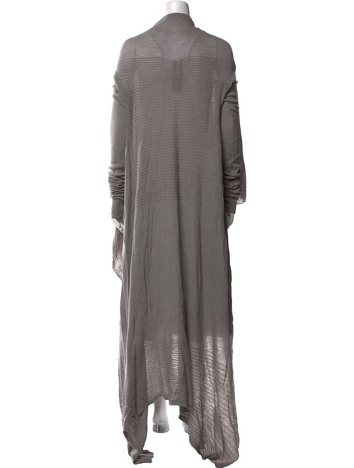 Rick Owens Merino Wool Open Front Sweater