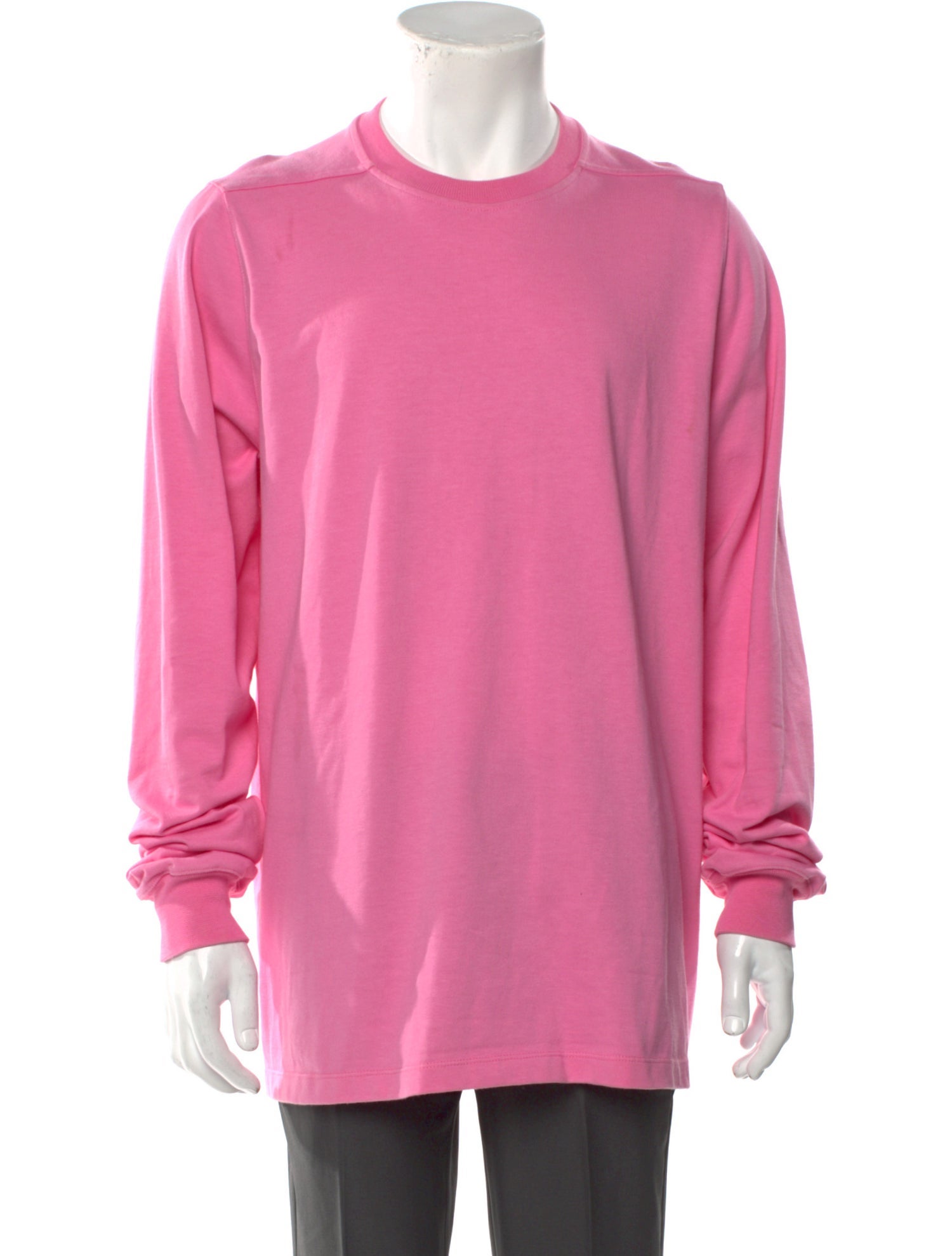 Rick Owens Crew Neck Long Sleeve T-Shirt