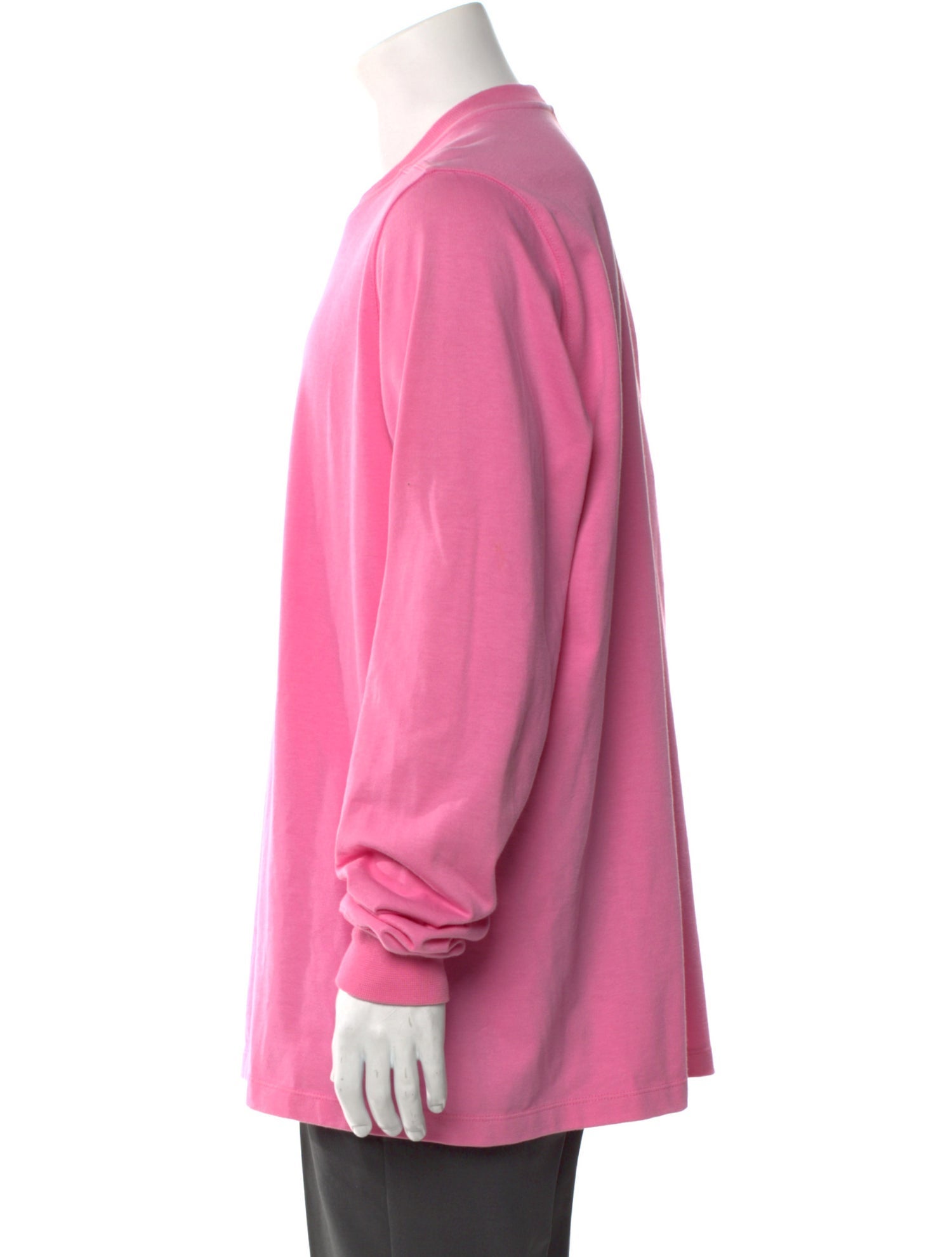 Rick Owens Crew Neck Long Sleeve T-Shirt