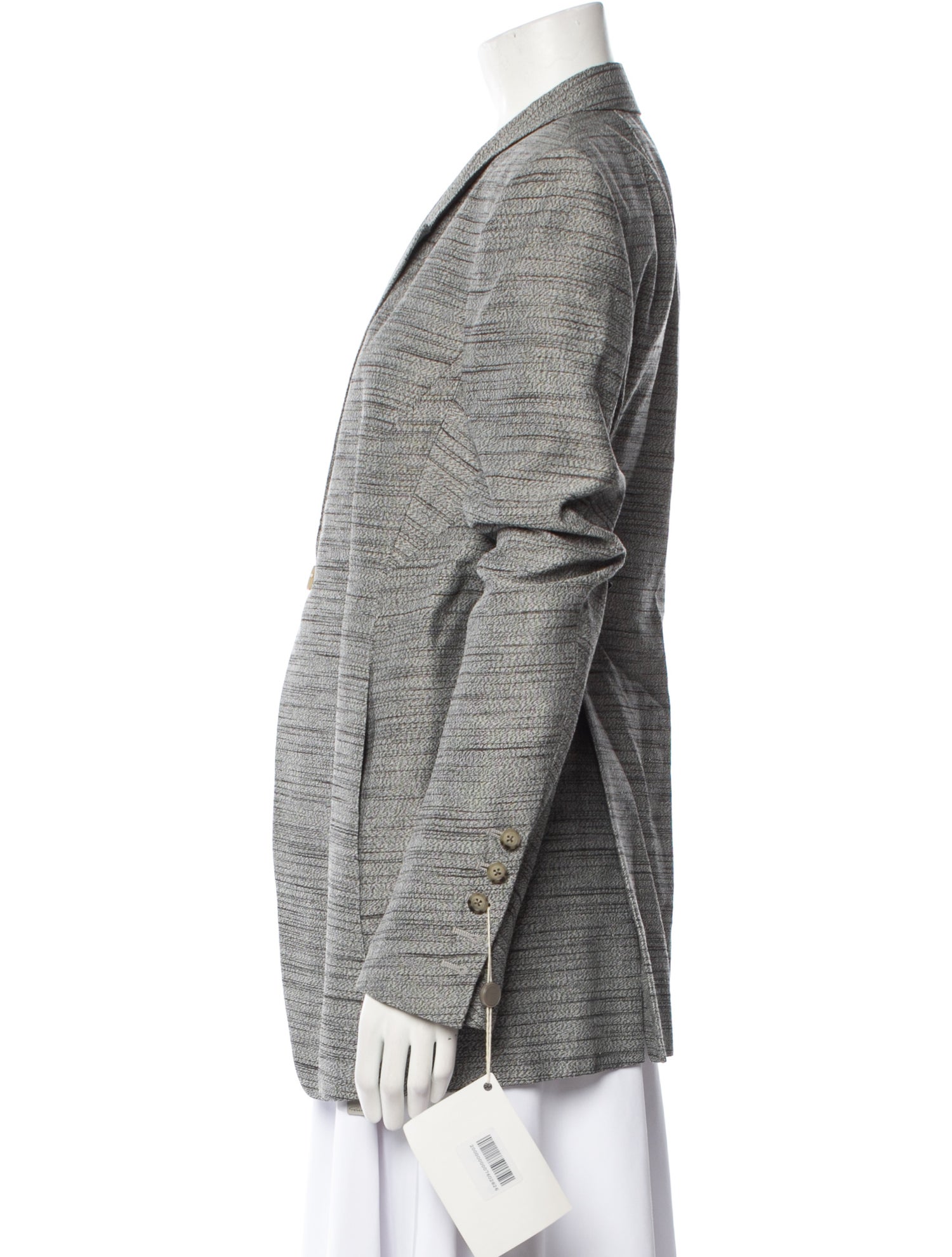 Rick Owens Tweed Pattern Blazer