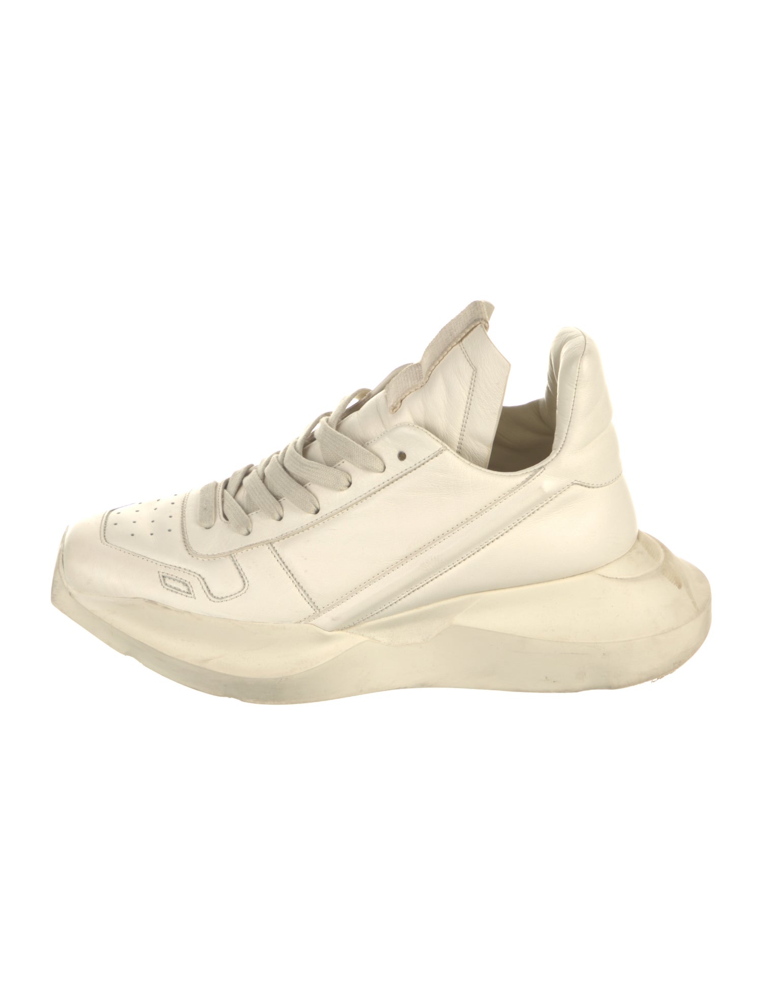 Rick Owens Leather Sneakers