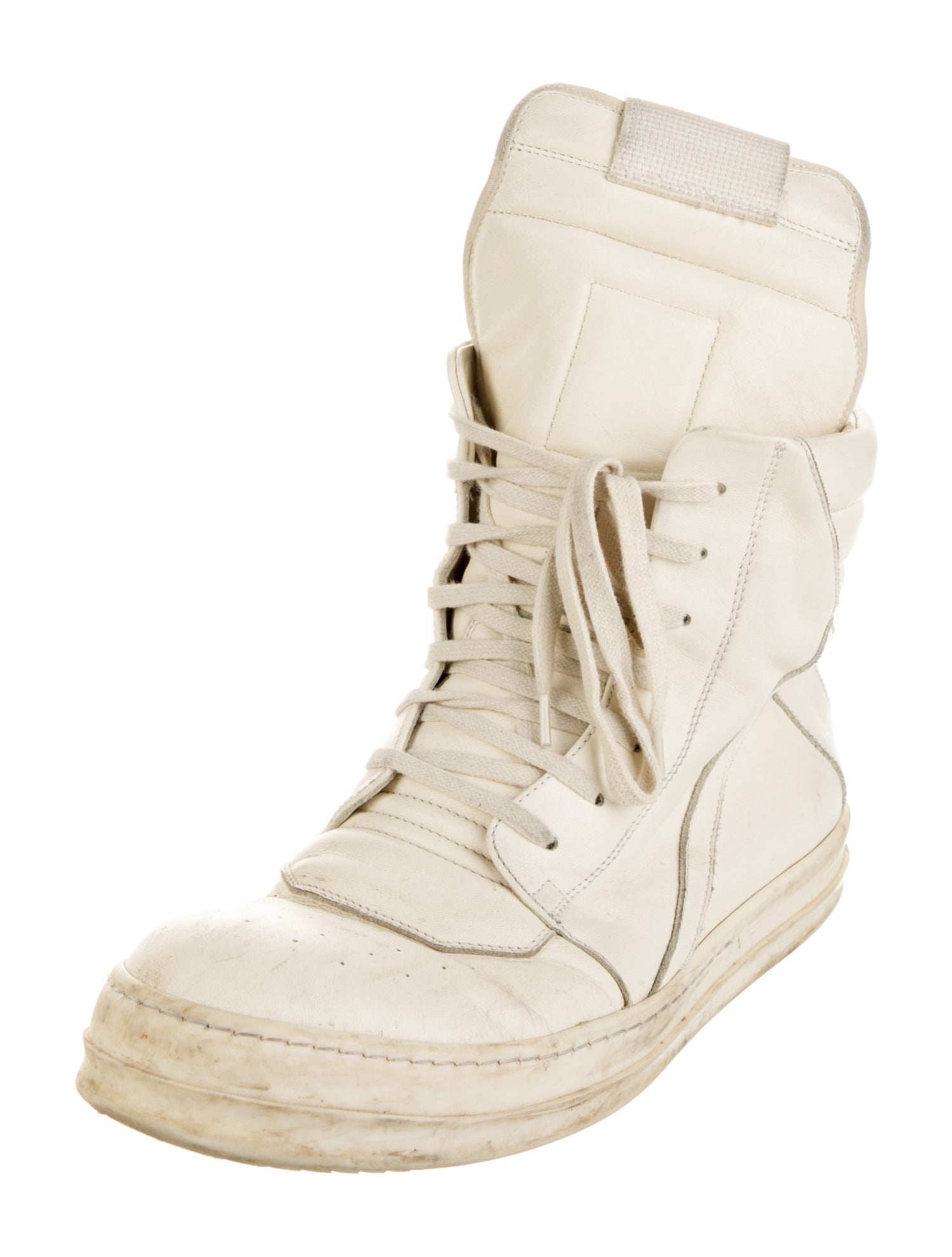 Rick Owens Leather Sneakers