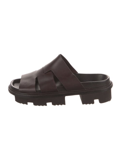 Rick Owens Leather Slides