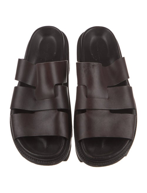 Rick Owens Leather Slides