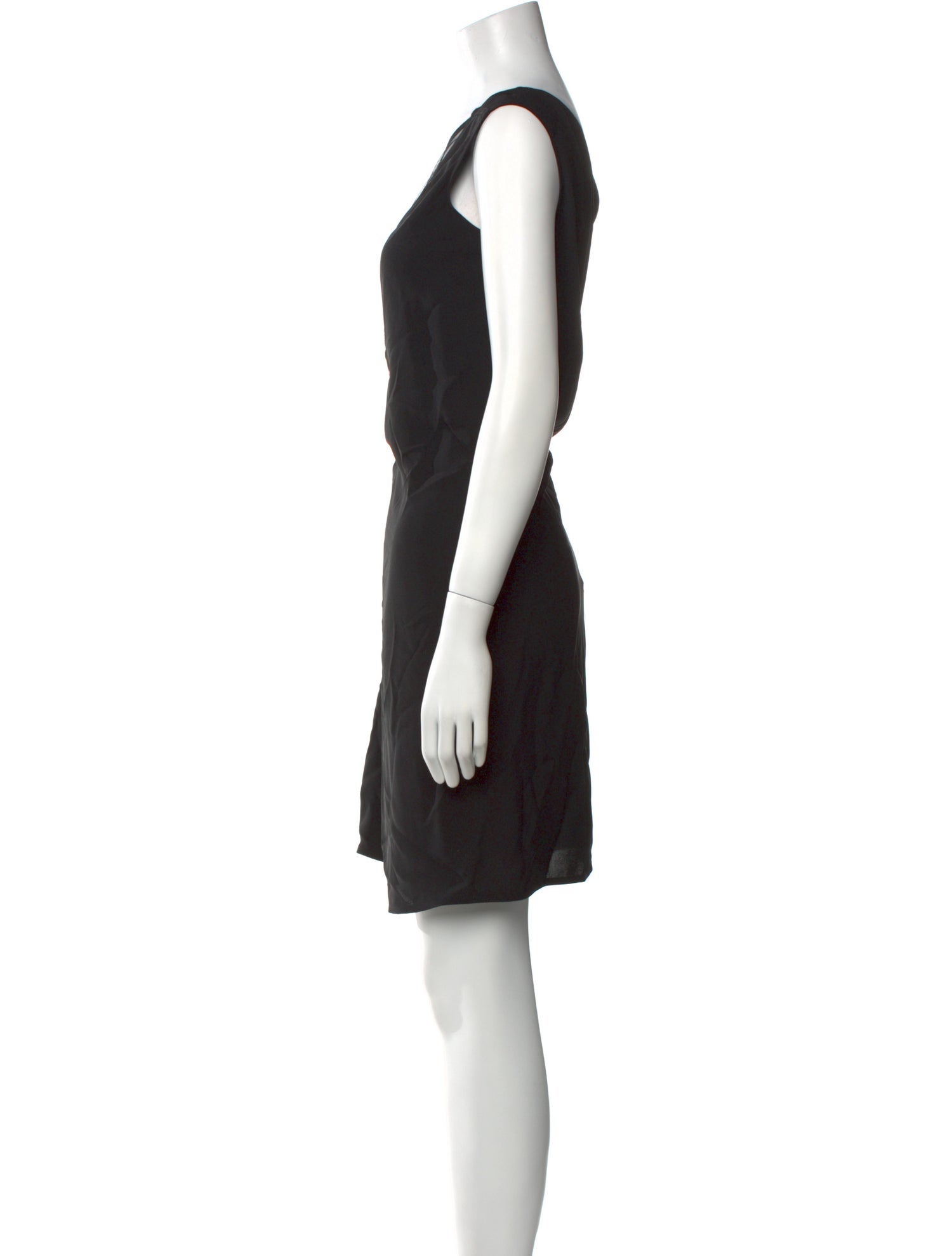 Rick Owens V-Neck Knee-Length Dress