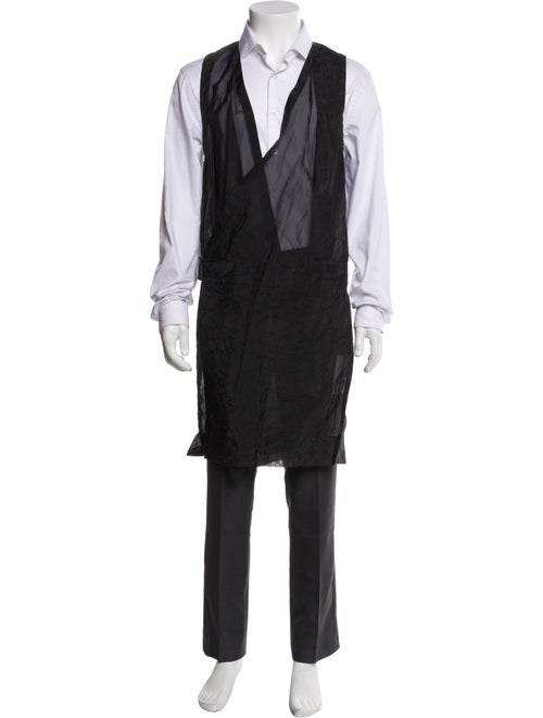 Rick Owens Graphic Print V-Neck Henley