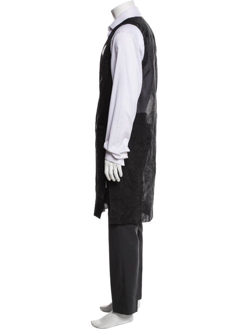 Rick Owens Graphic Print V-Neck Henley