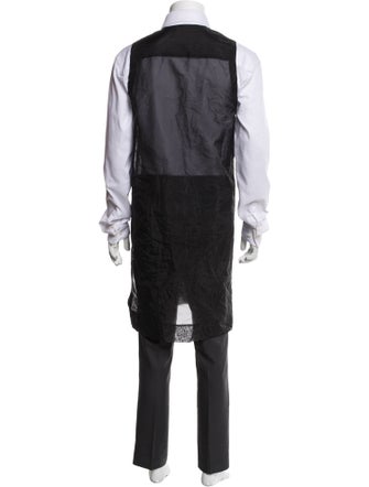 Rick Owens Graphic Print V-Neck Henley