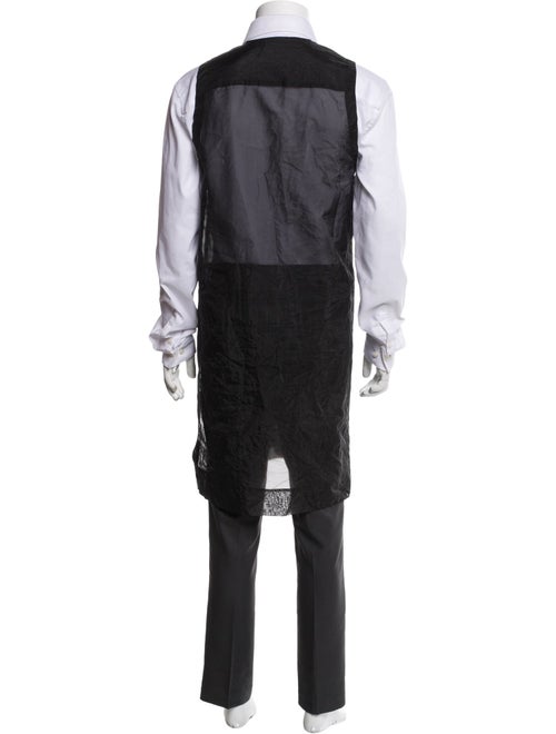 Rick Owens Graphic Print V-Neck Henley