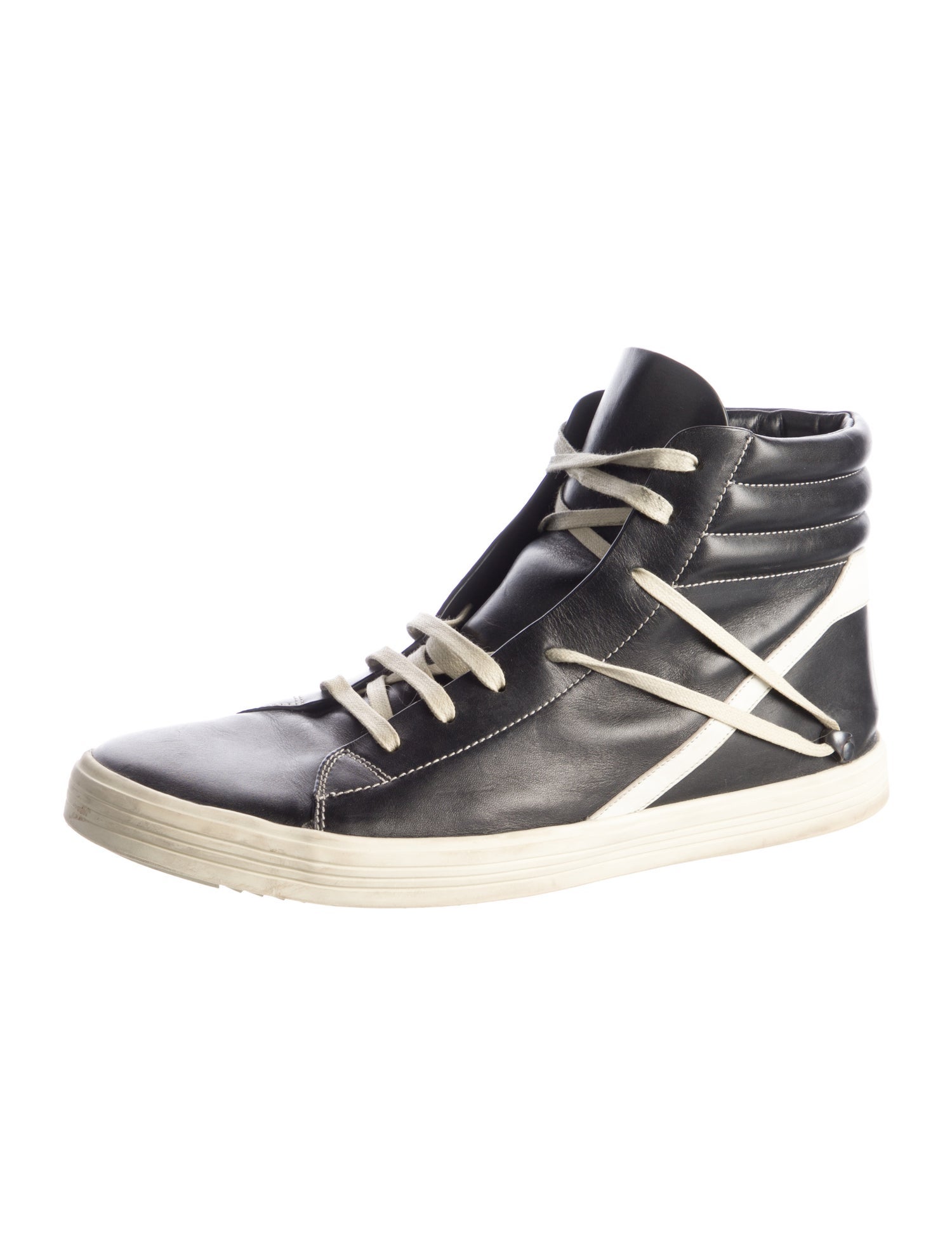 Rick Owens Leather Sneakers
