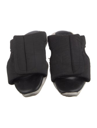 Rick Owens Rubber Slingback Sandals