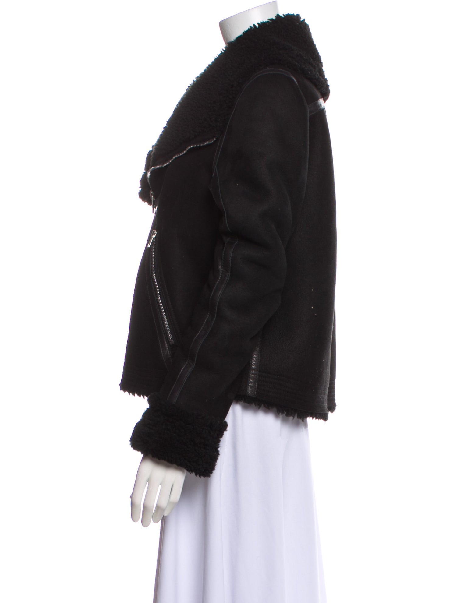 Rick Owens Shearling Fur Jacket