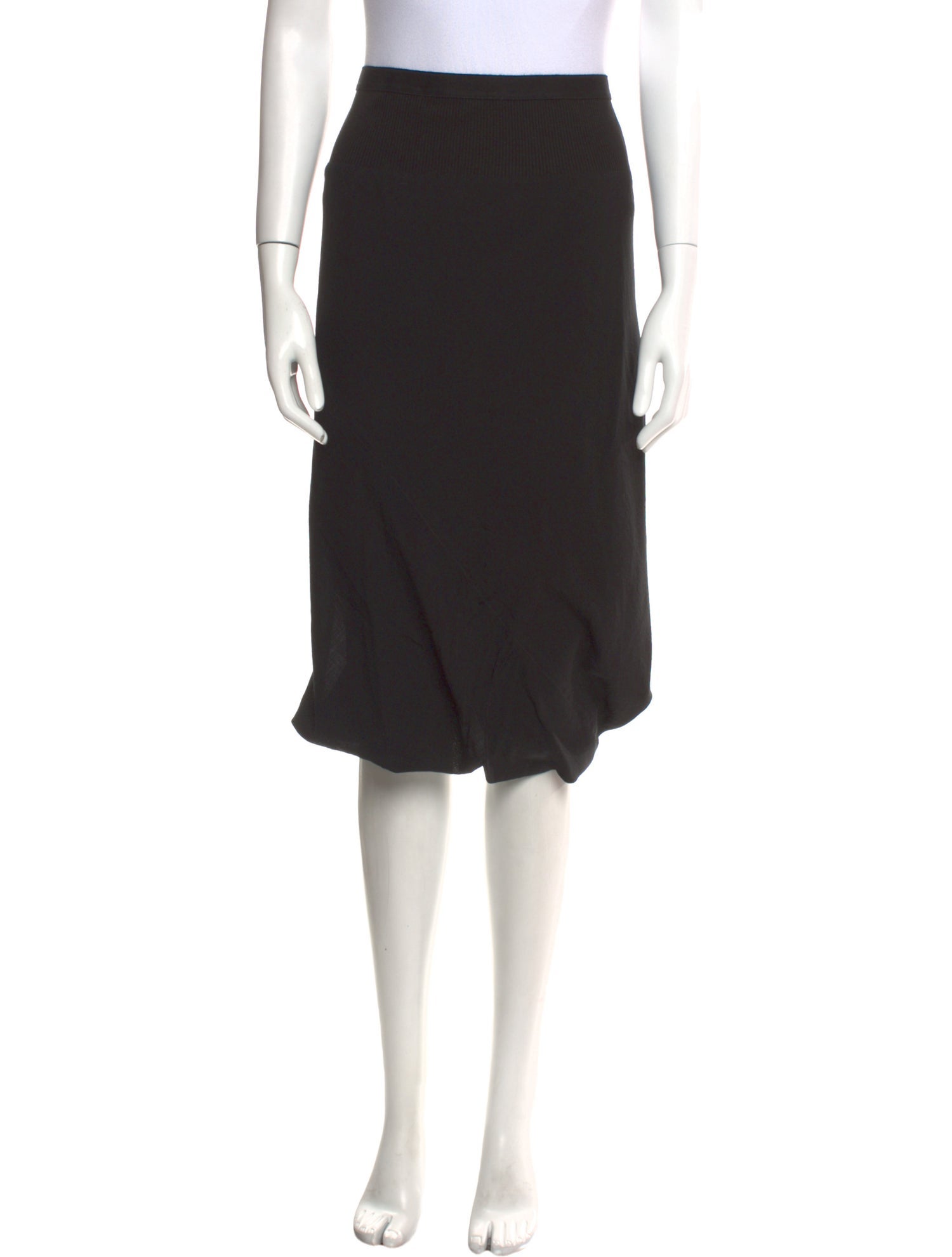 Rick Owens Virgin Wool Knee-Length Skirt