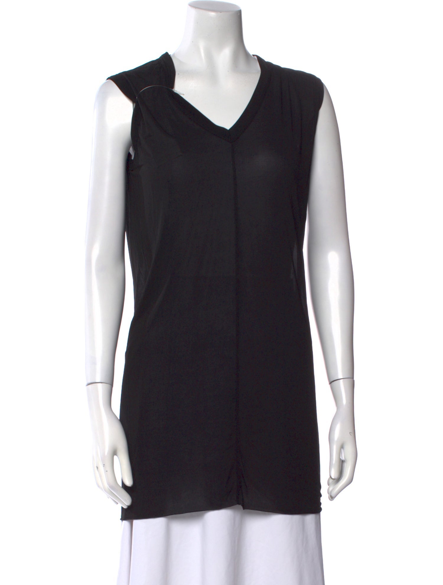 Rick Owens V-Neck Sleeveless Tunic