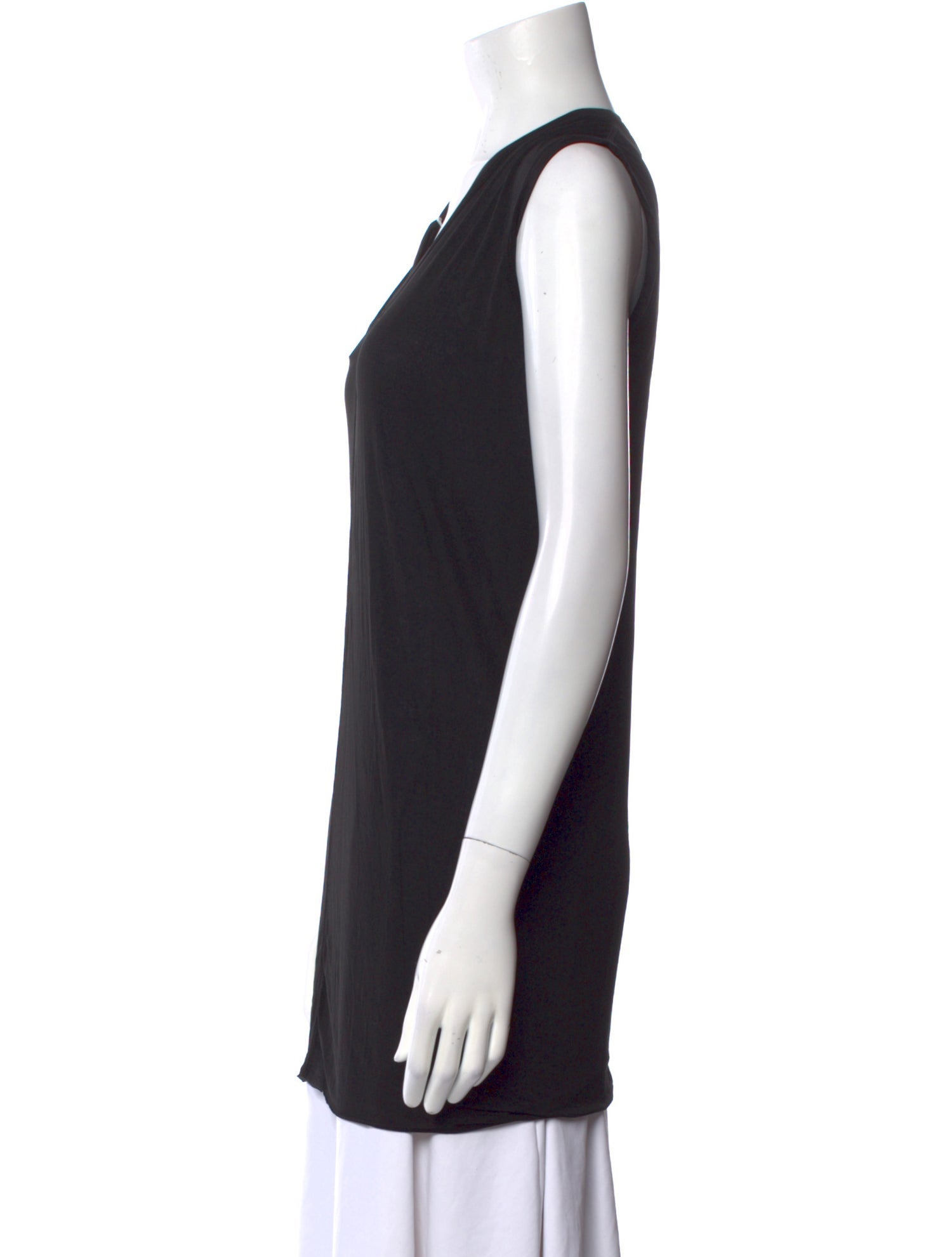 Rick Owens V-Neck Sleeveless Tunic