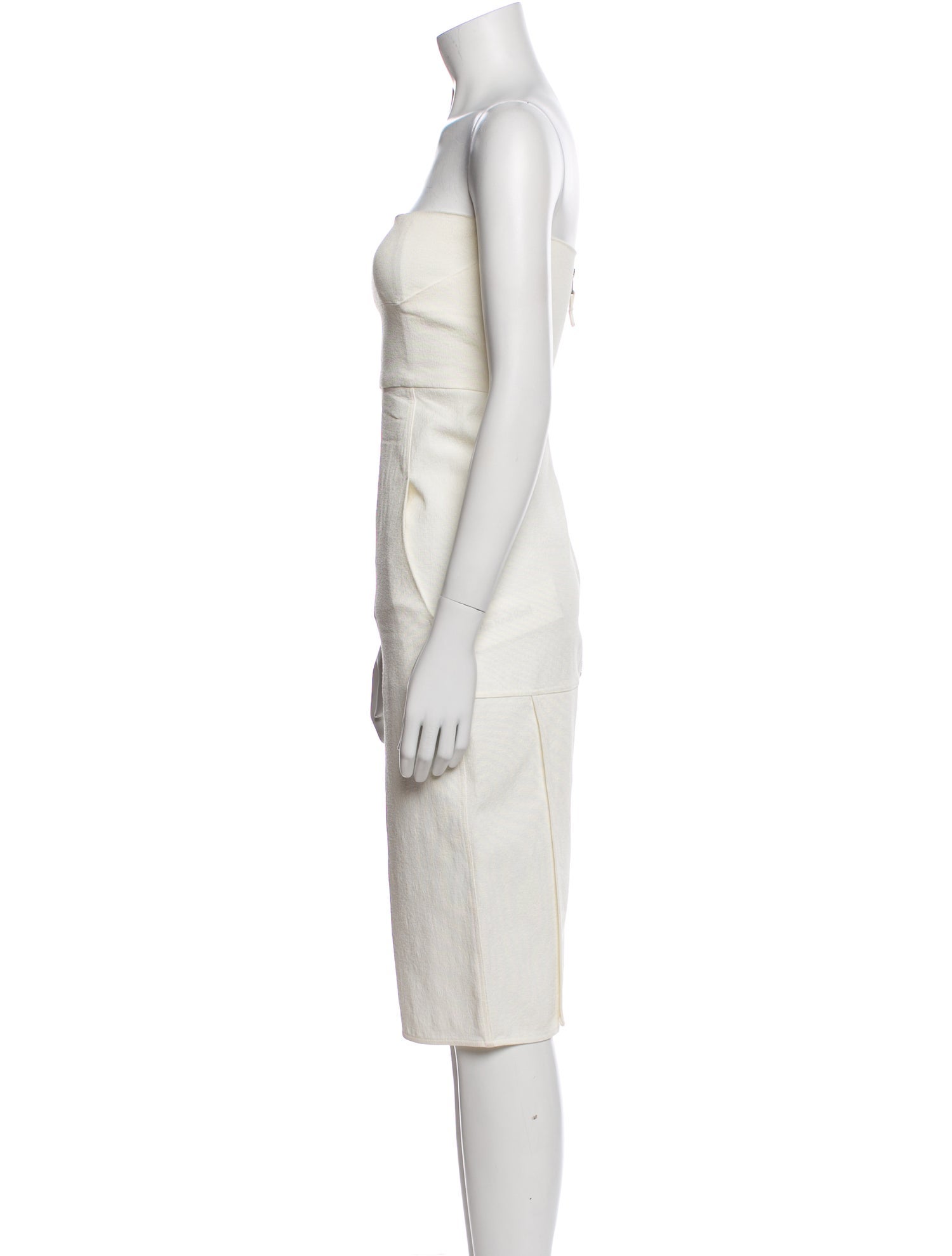 Rick Owens Strapless Mini Dress