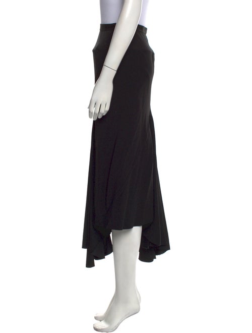 Rick Owens Raw-Edge Trim Midi Length Skirt