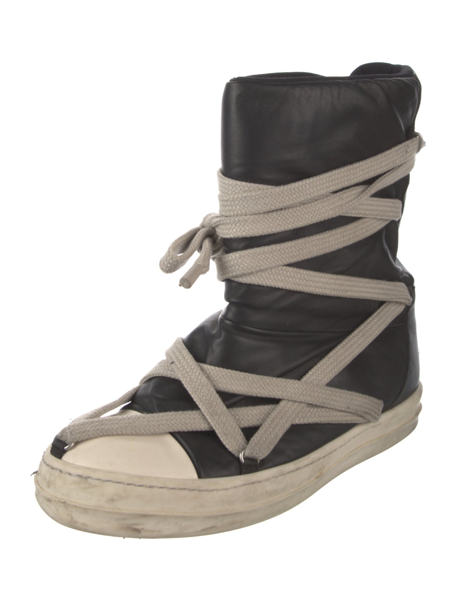 Rick Owens Leather Sneakers