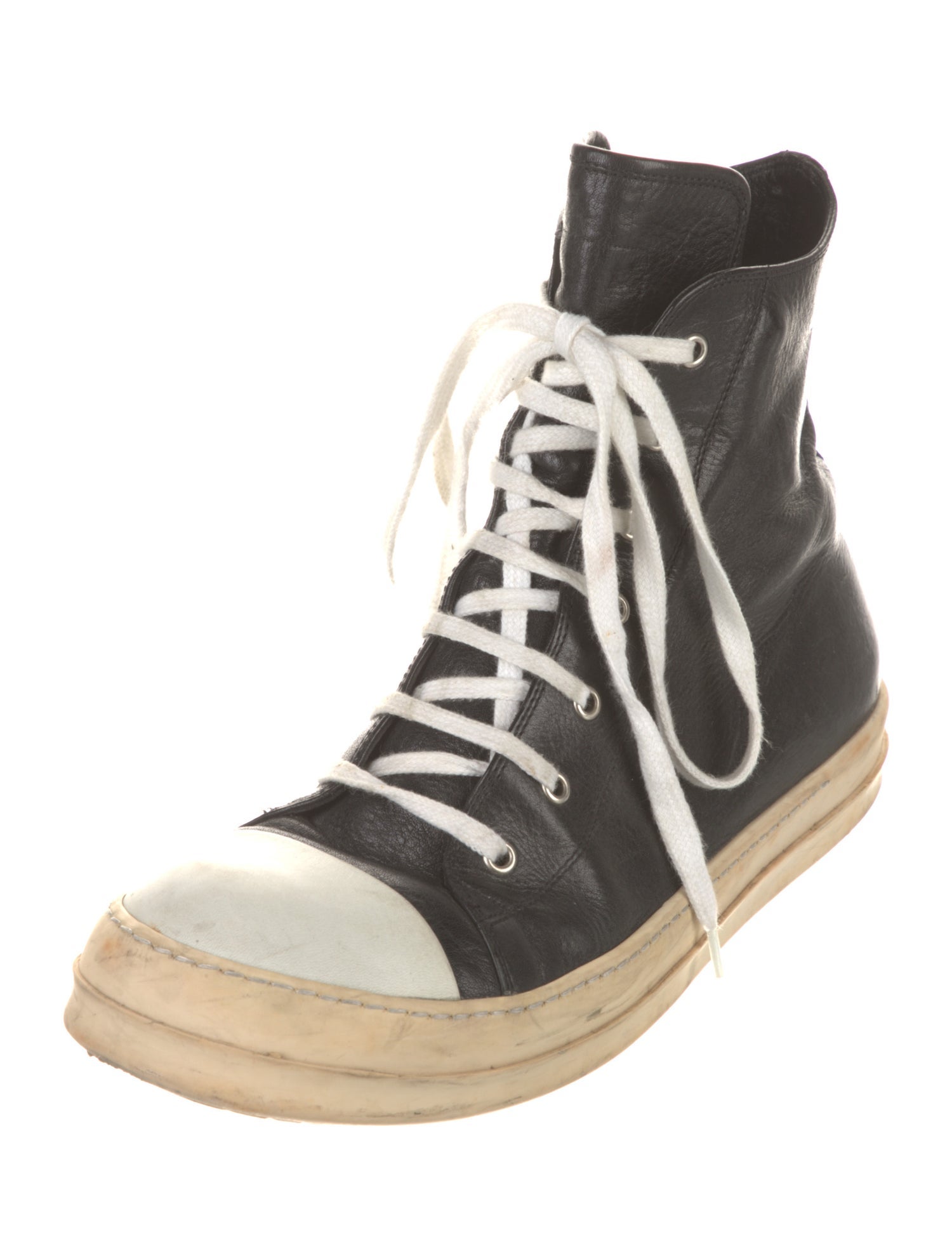 Rick Owens Leather Sneakers