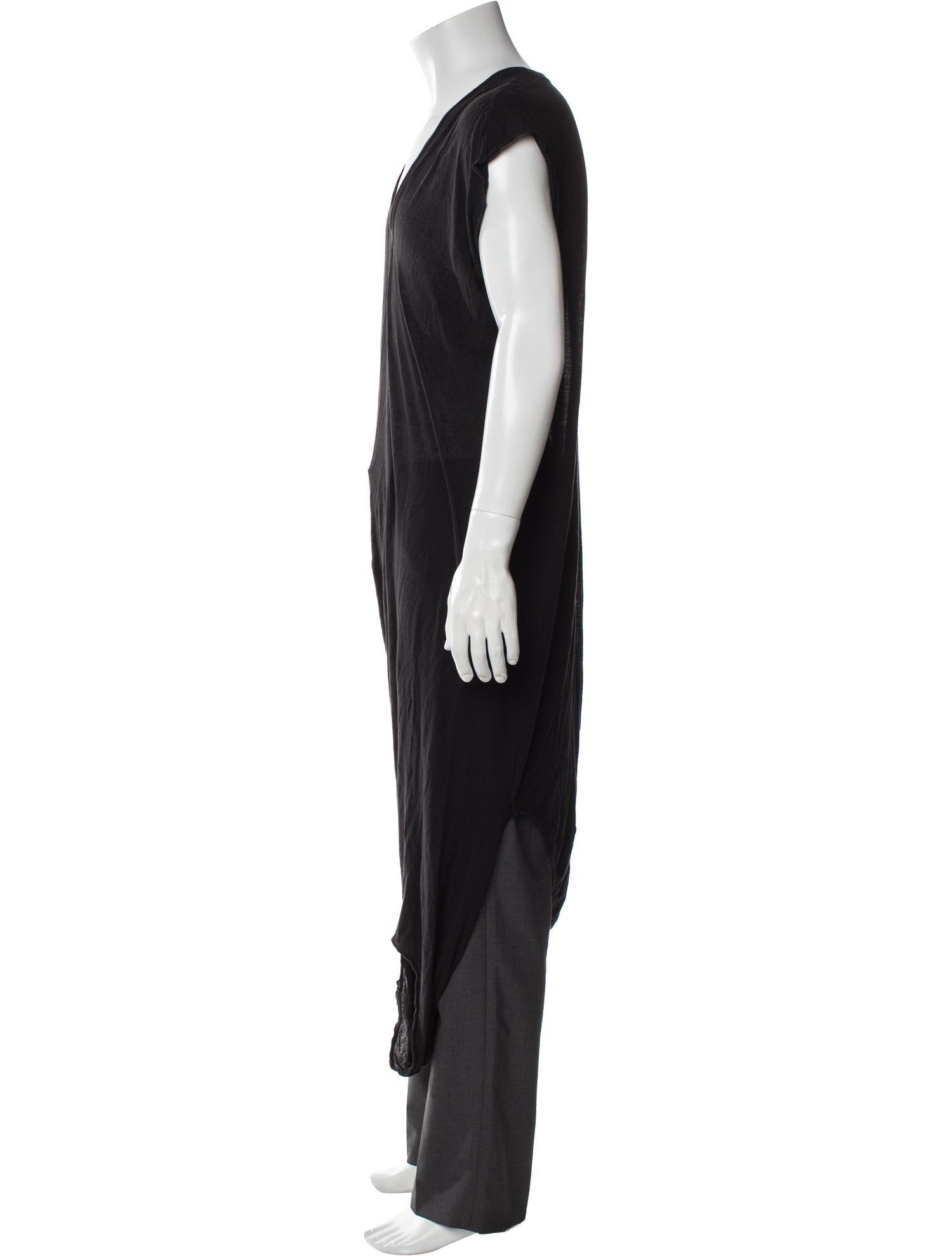 Rick Owens V-Neck Short Sleeve Jersey