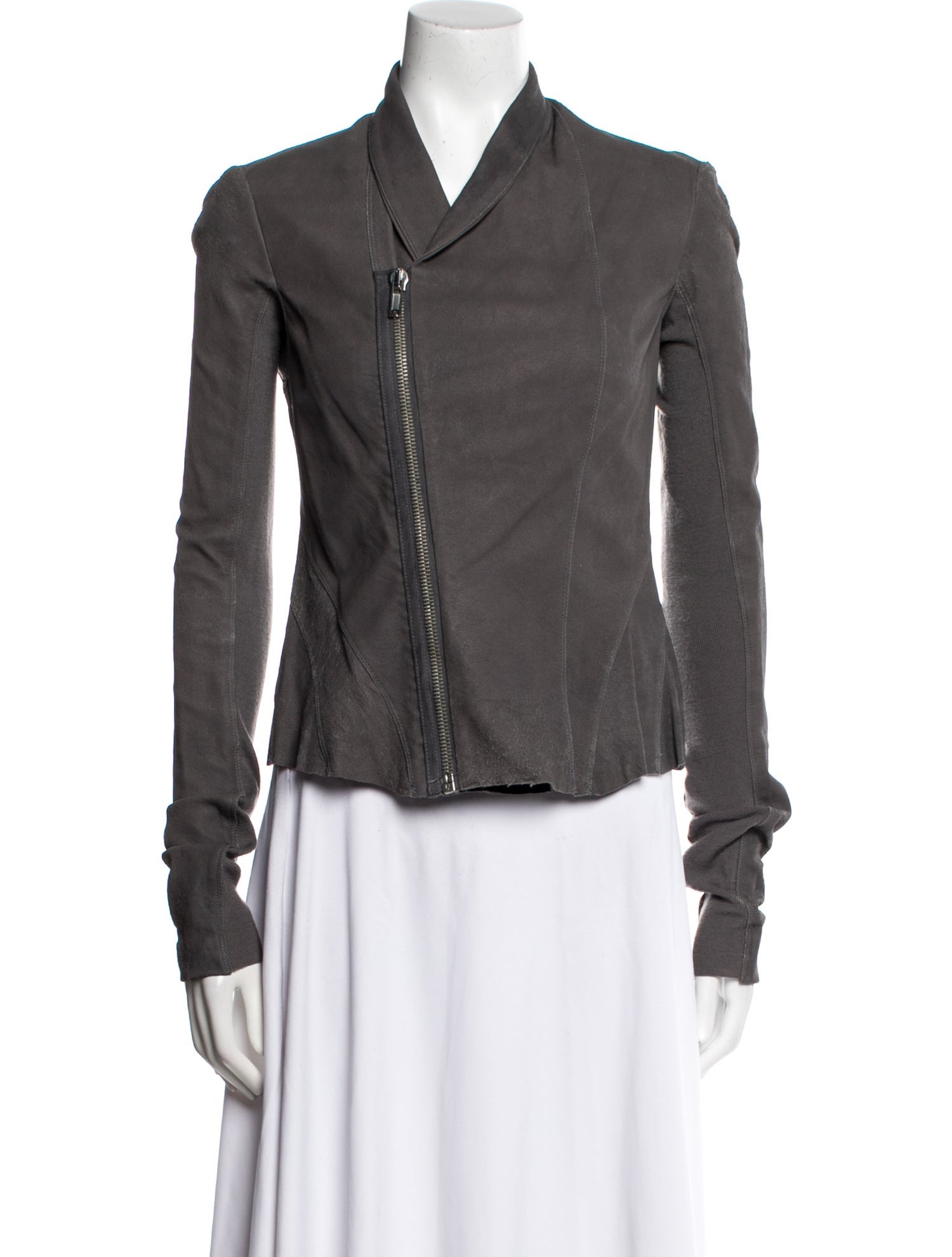 Rick Owens Leather Biker Jacket