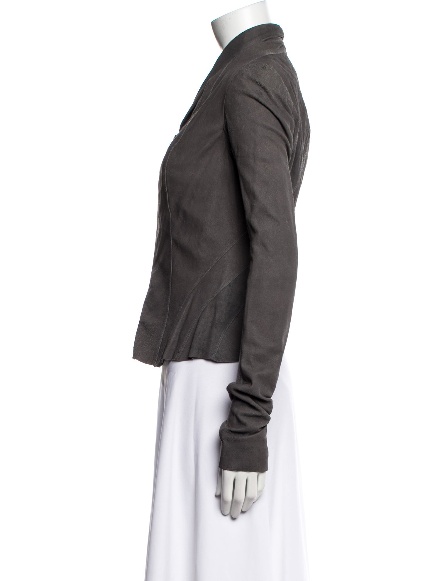 Rick Owens Leather Biker Jacket