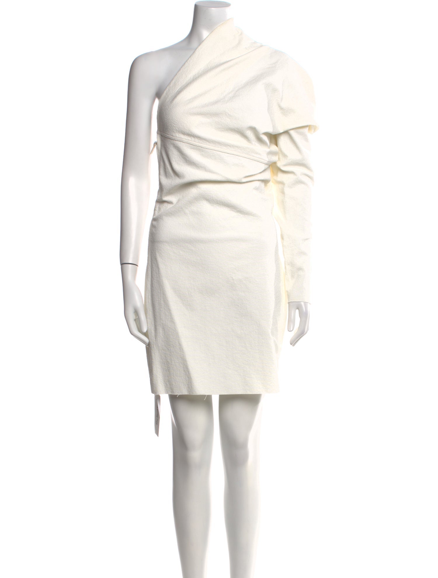 Rick Owens One-Shoulder Mini Dress