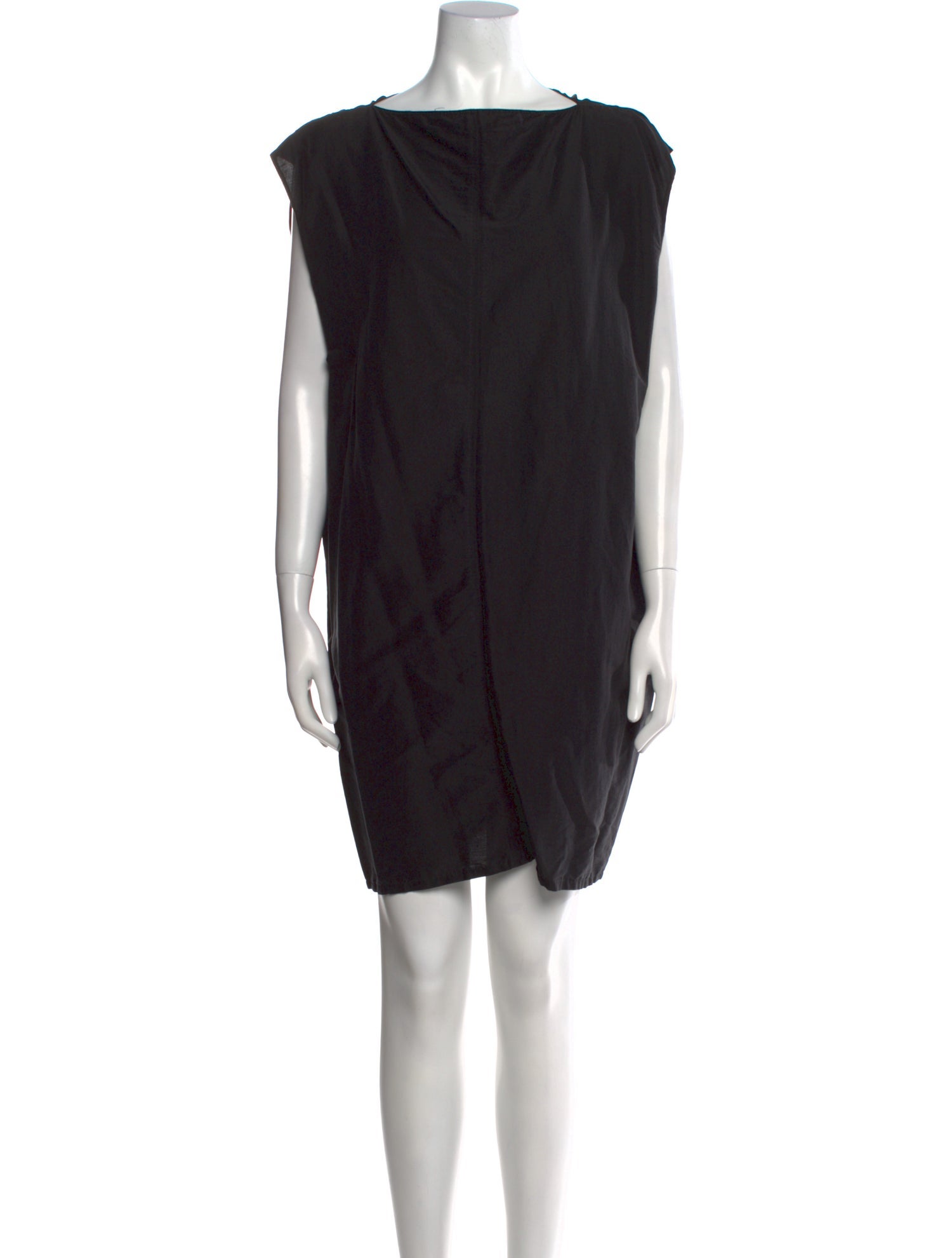 Rick Owens Bateau Neckline Mini Dress