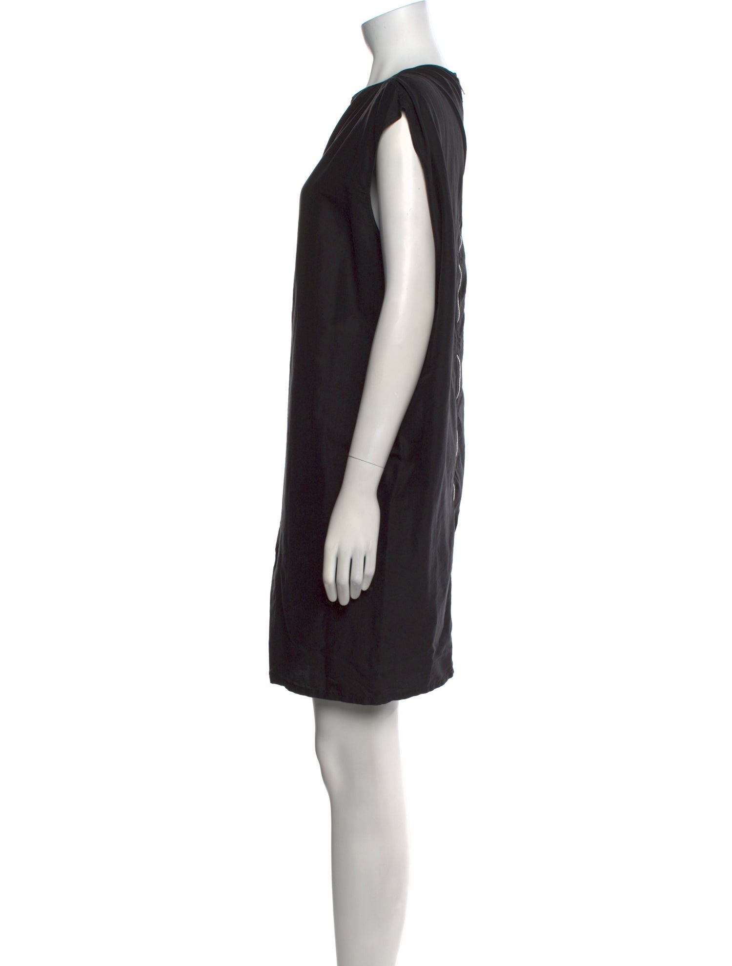 Rick Owens Bateau Neckline Mini Dress