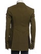Rick Owens Rick Owens Men's Olive Green Blazer