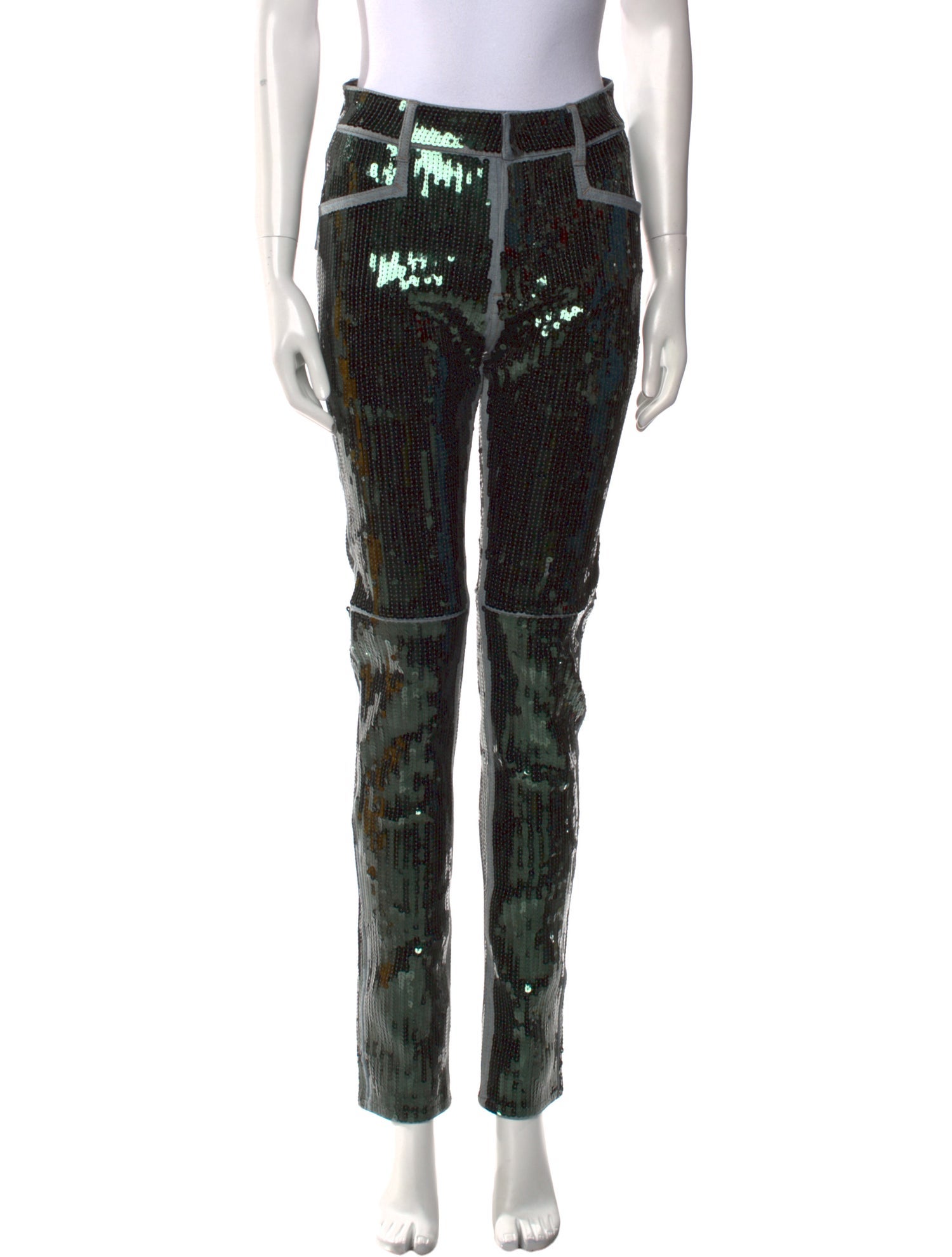 Rick Owens Printed Straight Leg Pants w/ Tags