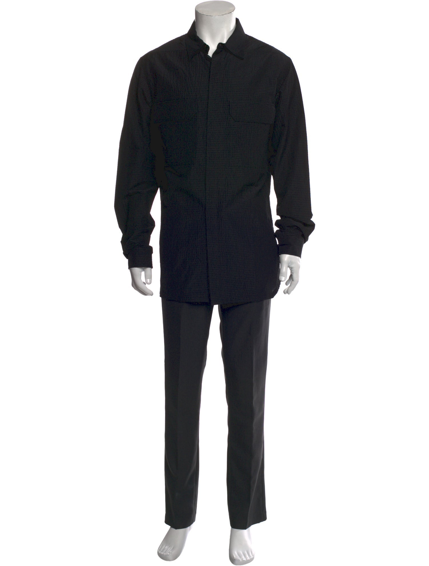 Rick Owens Virgin Wool Long Sleeve Shirt w/ Tags