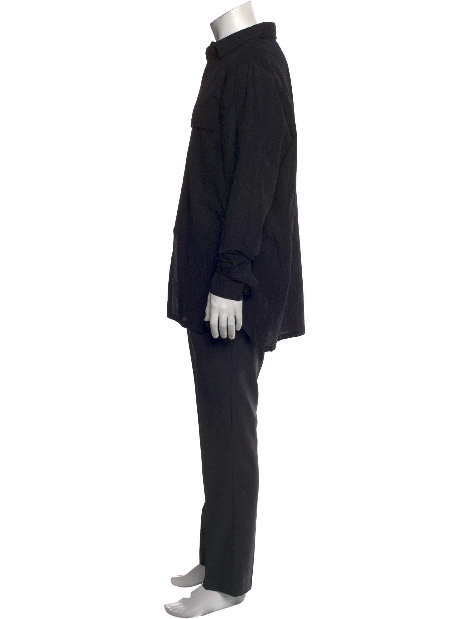 Rick Owens Virgin Wool Long Sleeve Shirt w/ Tags