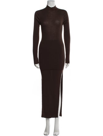 Rick Owens Virgin Wool Skirt Set
