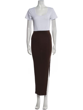 Rick Owens Virgin Wool Skirt Set