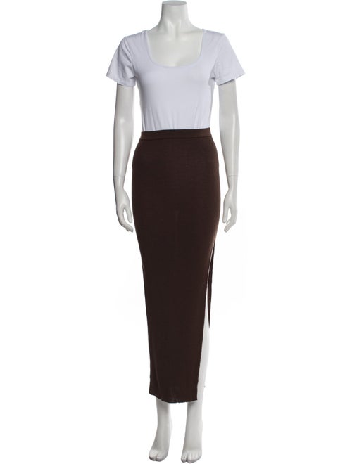Rick Owens Virgin Wool Skirt Set