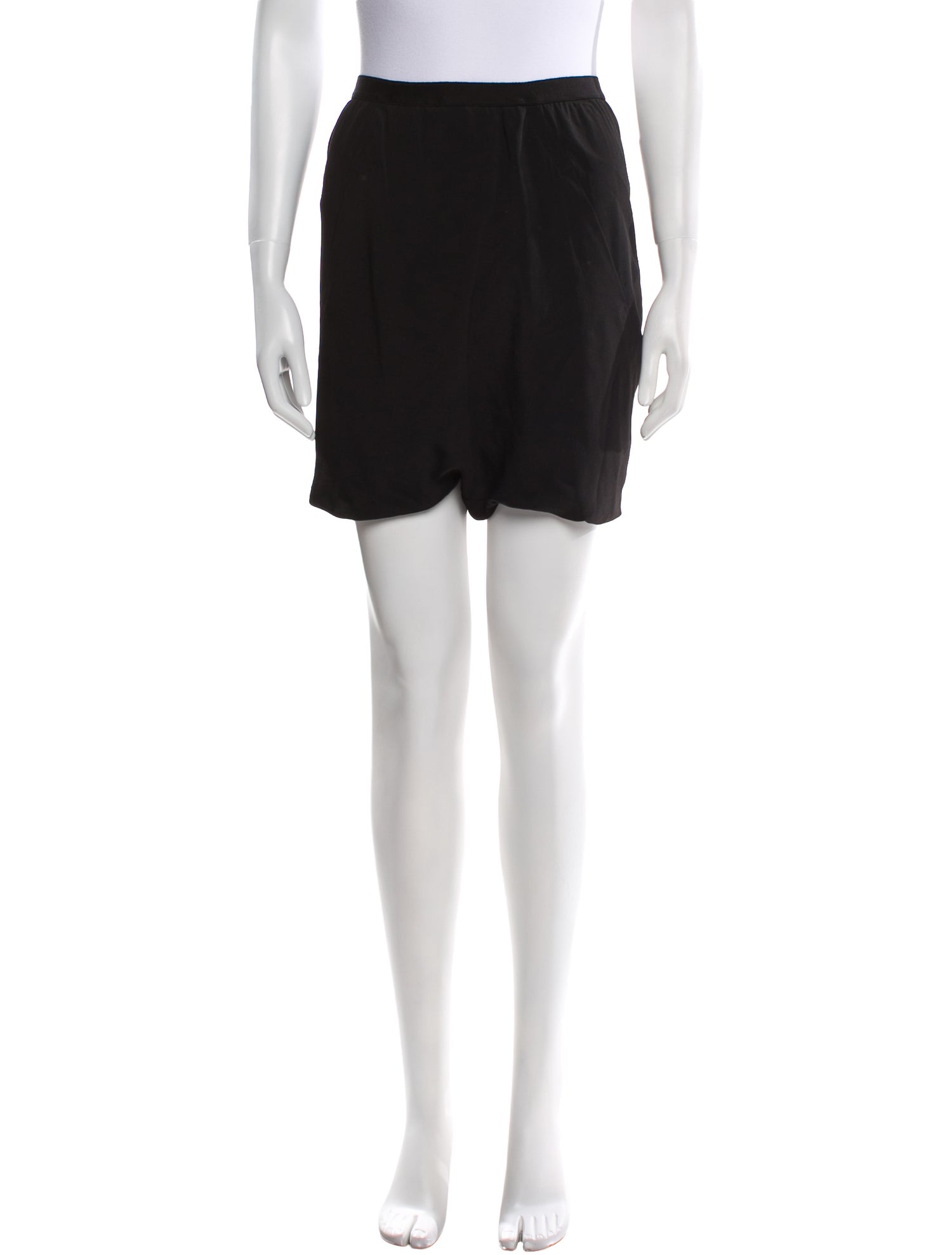 Rick Owens Virgin Wool Mini Shorts