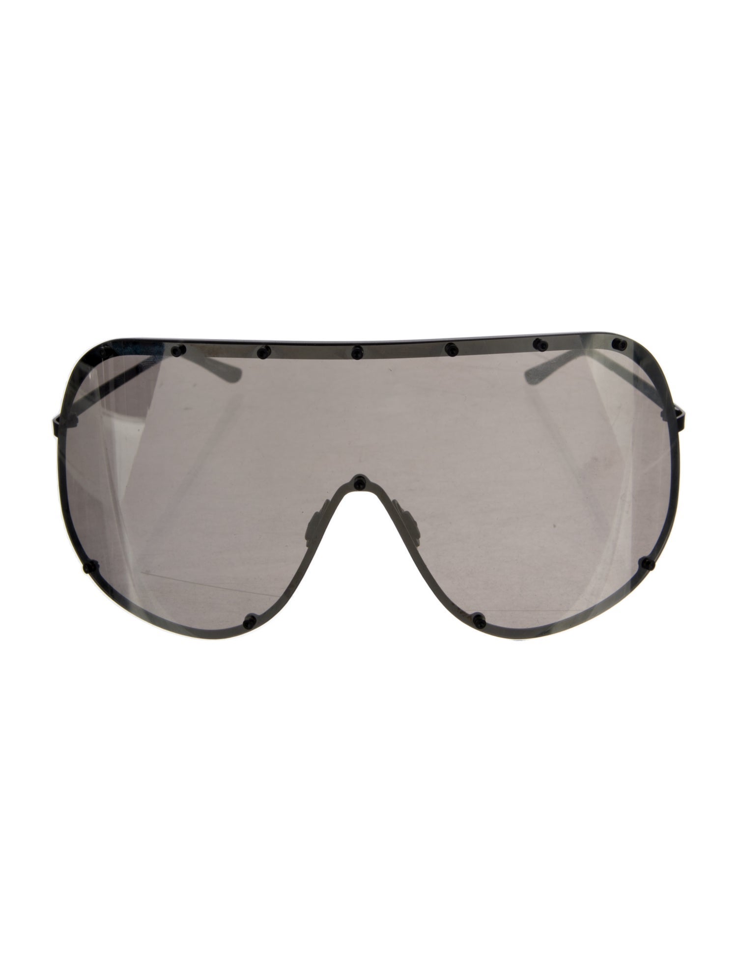 Rick Owens Shield Mirrored Sunglasses