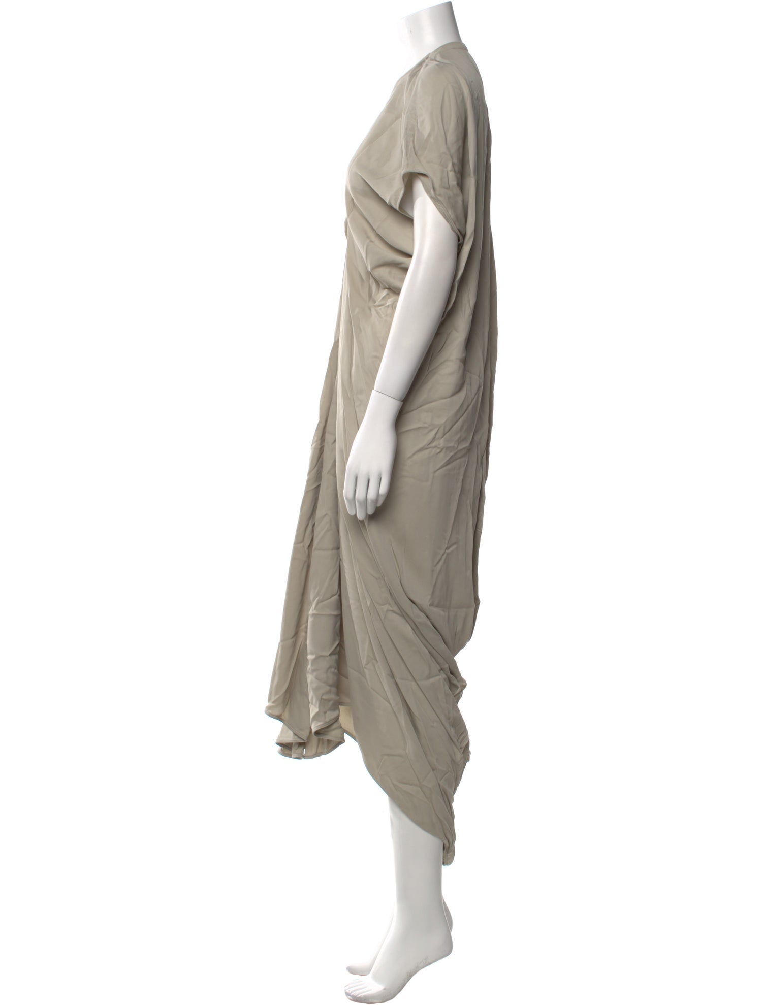 Rick Owens V-Neck Long Dress