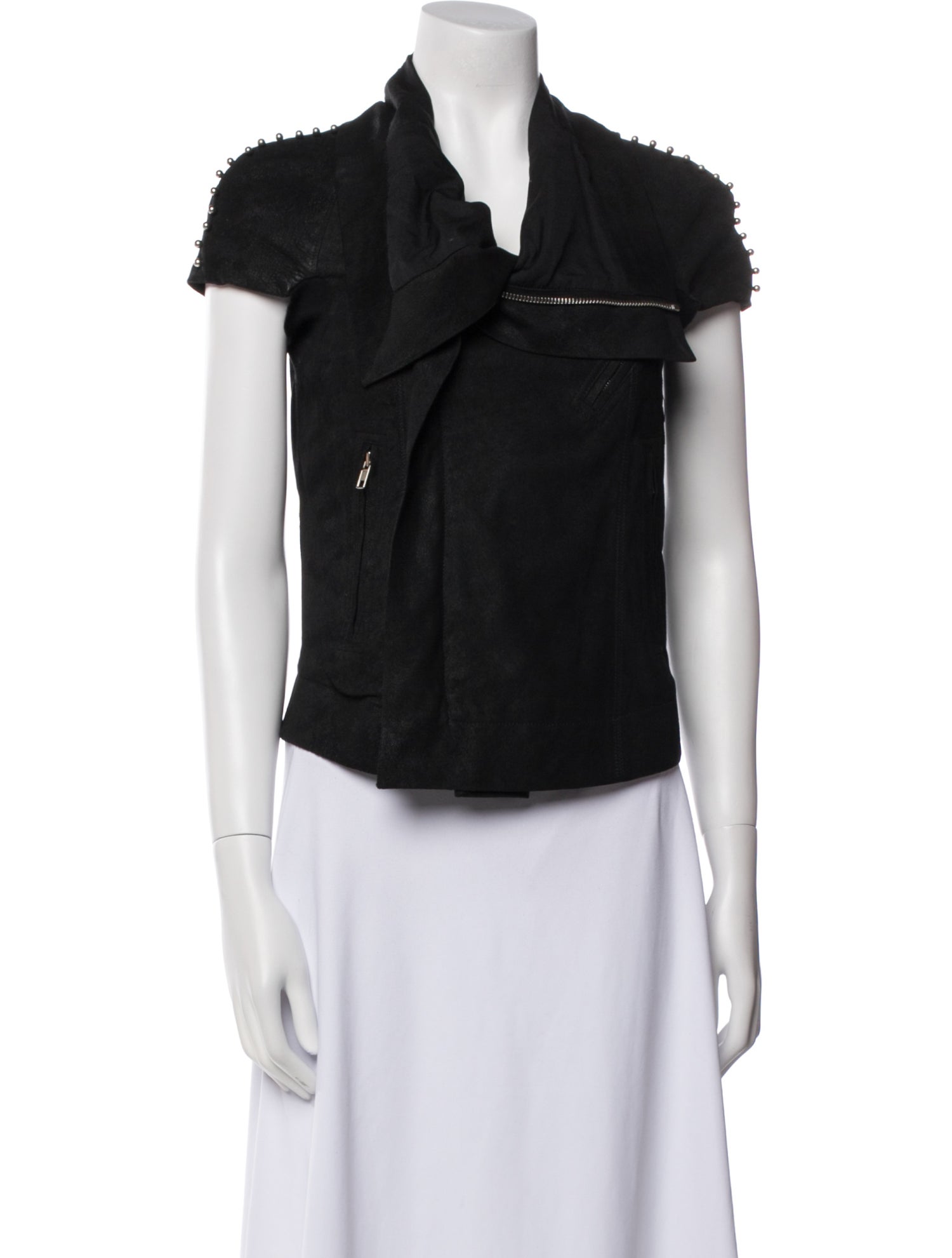 Rick Owens Leather Biker Jacket