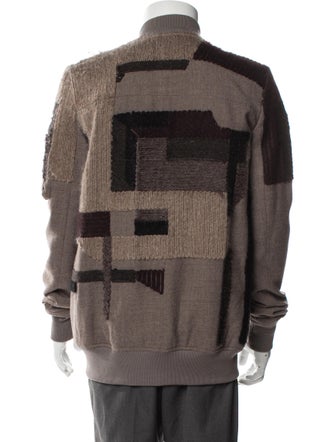 Rick Owens Virgin Wool Printed Utility Jacket