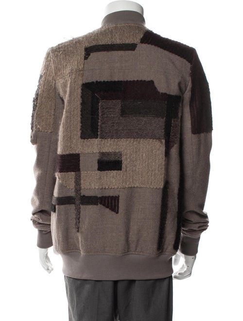 Rick Owens Virgin Wool Printed Utility Jacket