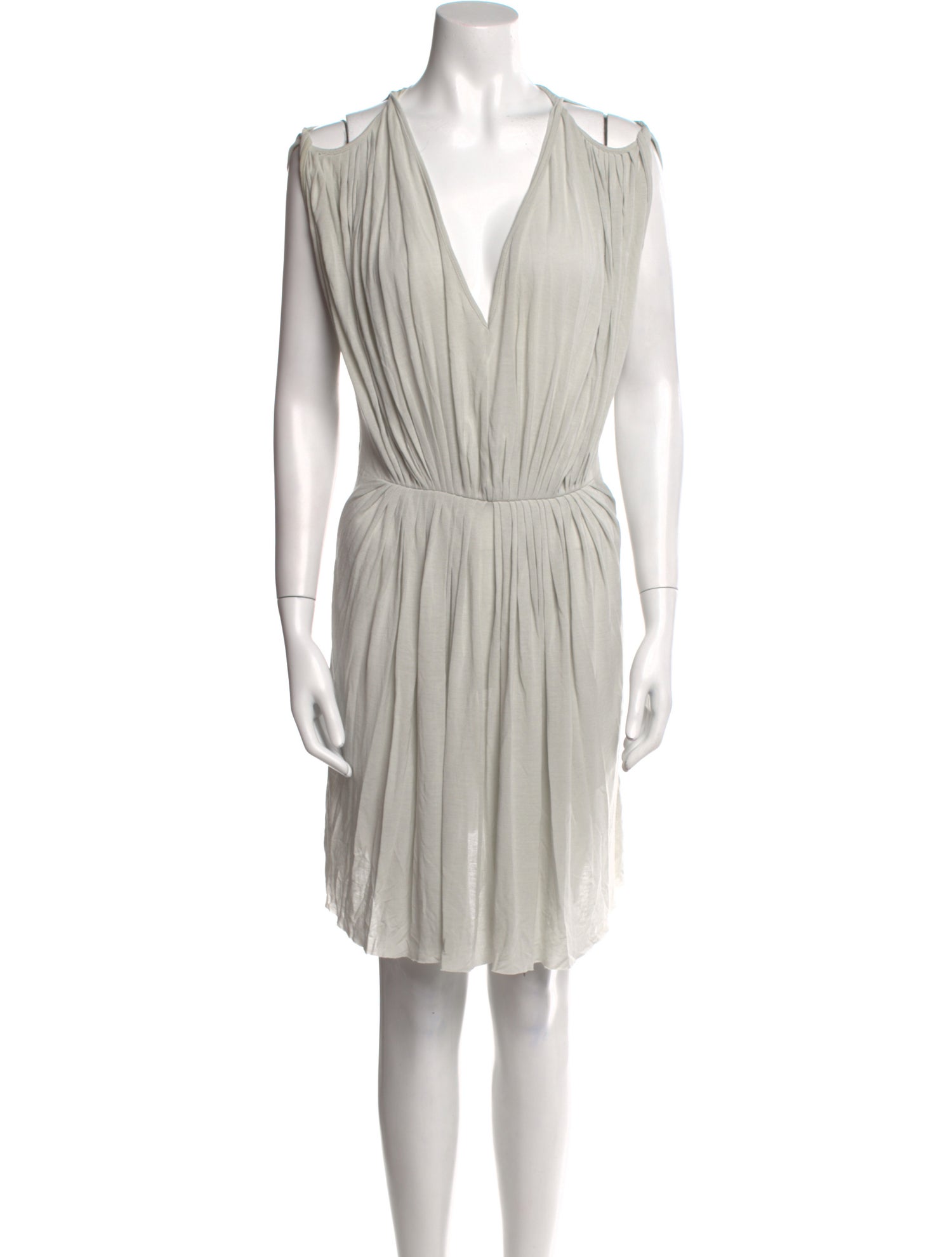 Rick Owens V-Neck Mini Dress