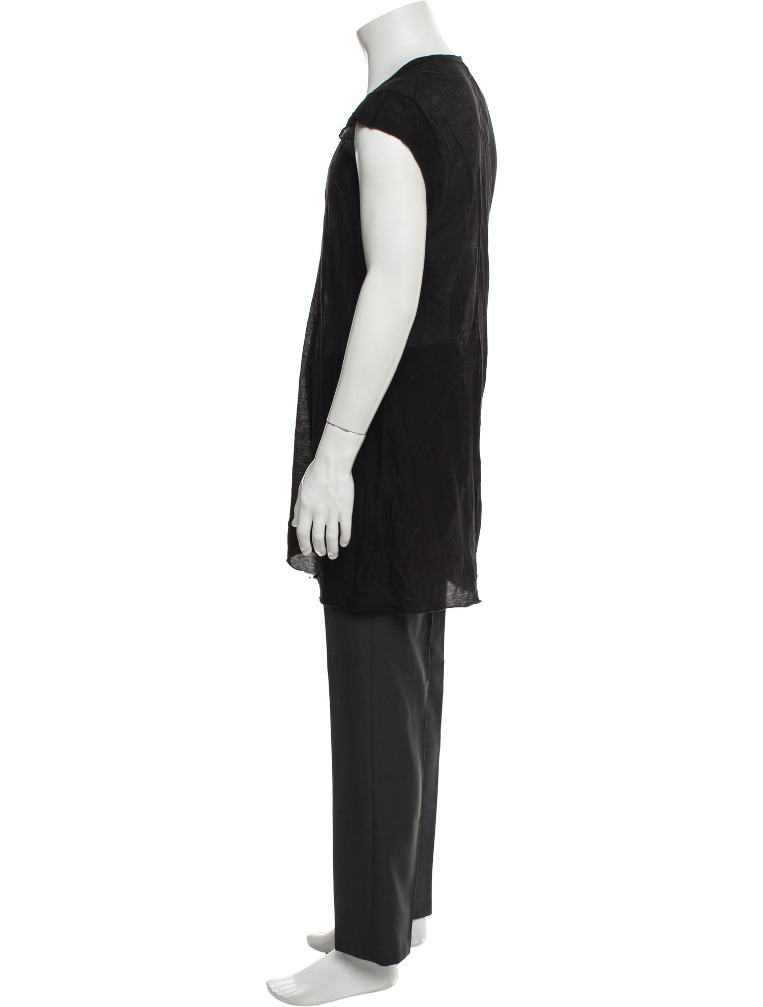Rick Owens Scoop Neck Sleeveless Tank