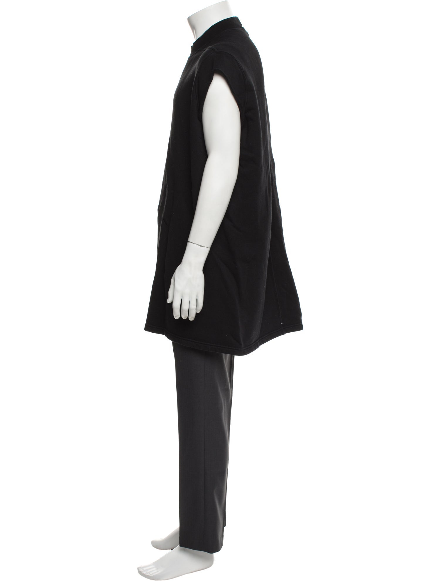 Rick Owens Mock Neck Short Sleeve T-Shirt