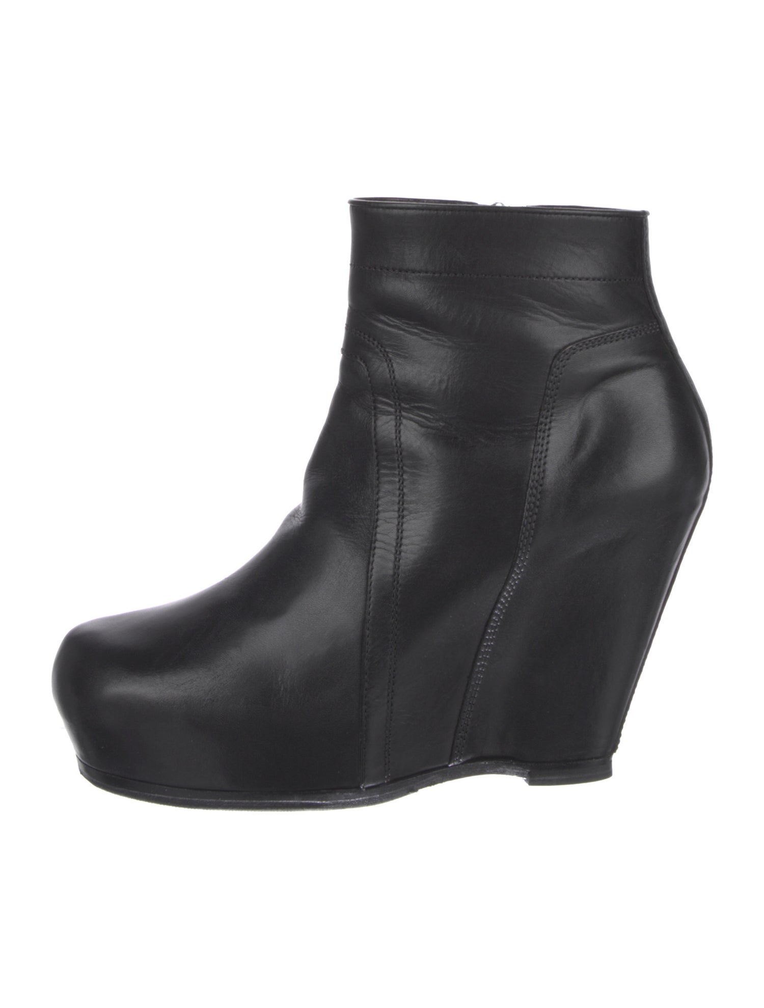 Rick Owens Leather Boots