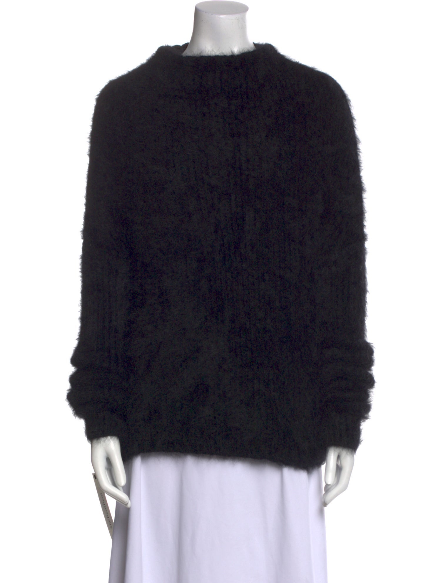 Rick Owens Alpaca Mock Neck Sweater