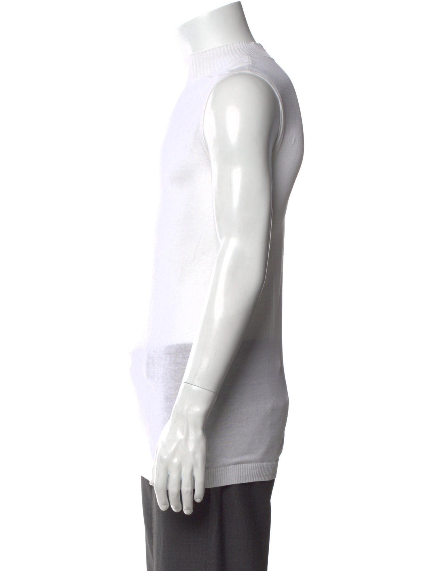 Rick Owens Scoop Neck Sleeveless T-Shirt